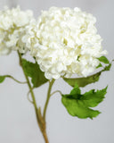 White Faux Snowball 21.5" - 3