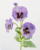 Lavender Purple Silk Pansy 21" - 3