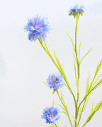 Blue Silk Cornflower 36" - 3