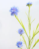 Blue Silk Cornflower 36" - 3