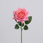 Real Touch Rose Single Stem - Pink
