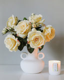 Real Touch Prestige Soft Yellow Rose 22" - 3