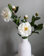 Real Touch White Camellia 28.5” - 3