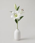 Casablanca Real Touch Large Lily Single Stem - White (edited)