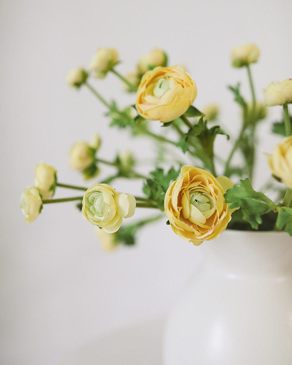 Real Touch Yellow Ranunculus 22” - 4