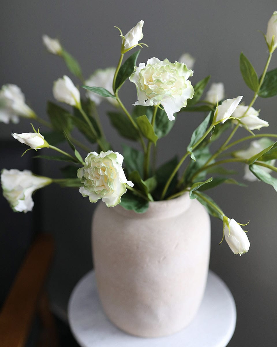 Real Touch Cream Green Lisianthus 22” - 4