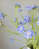 Blue Silk Cornflower 36" - 4