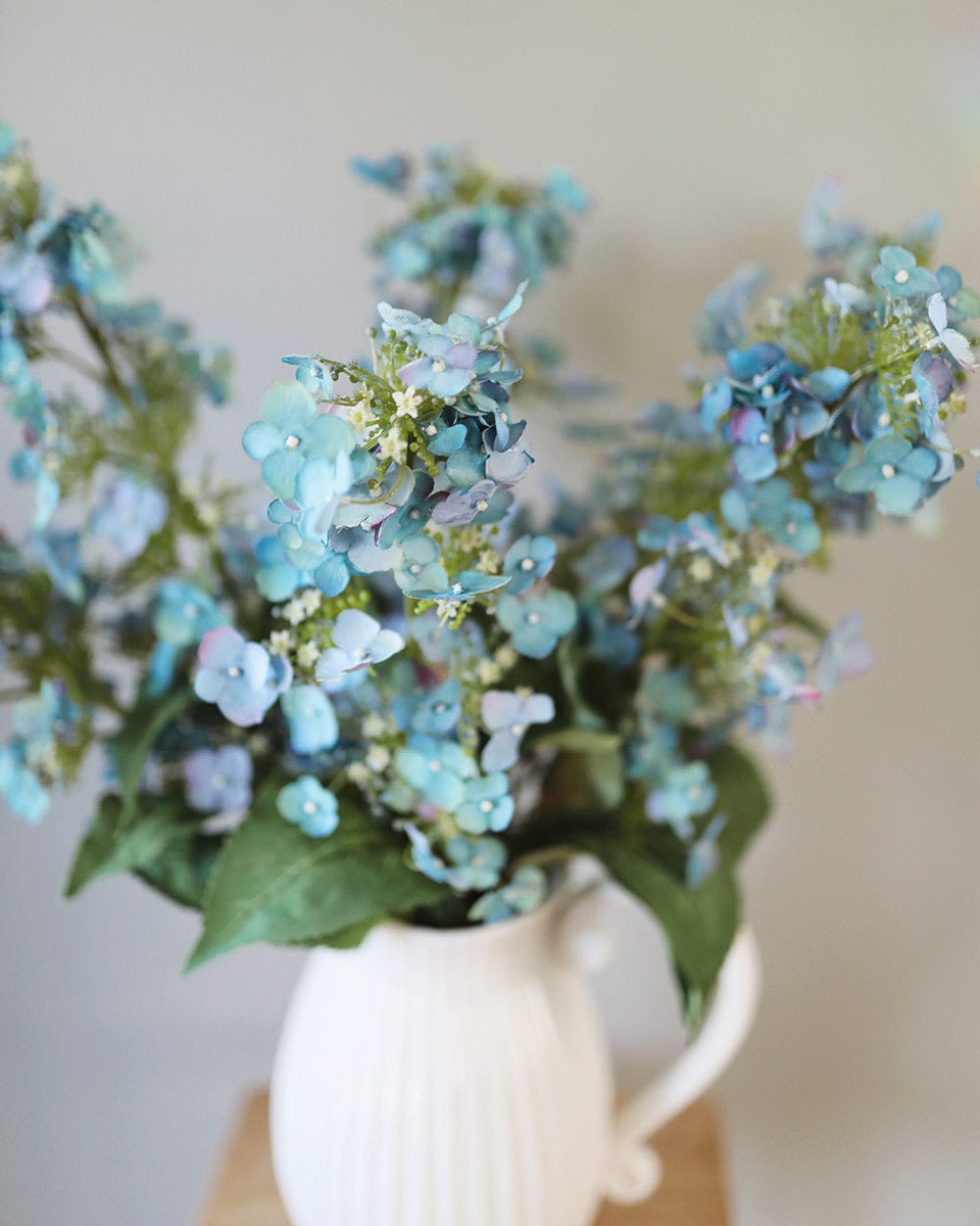Blue Butterfly Hydrangea Flower 32” - 4