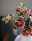 Real Touch Mauve Pink Hellebore 18" - 4