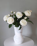 Real Touch White Rose 21.5" - 4