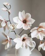 Blush Magnolia Blossom Branch 35" - 4
