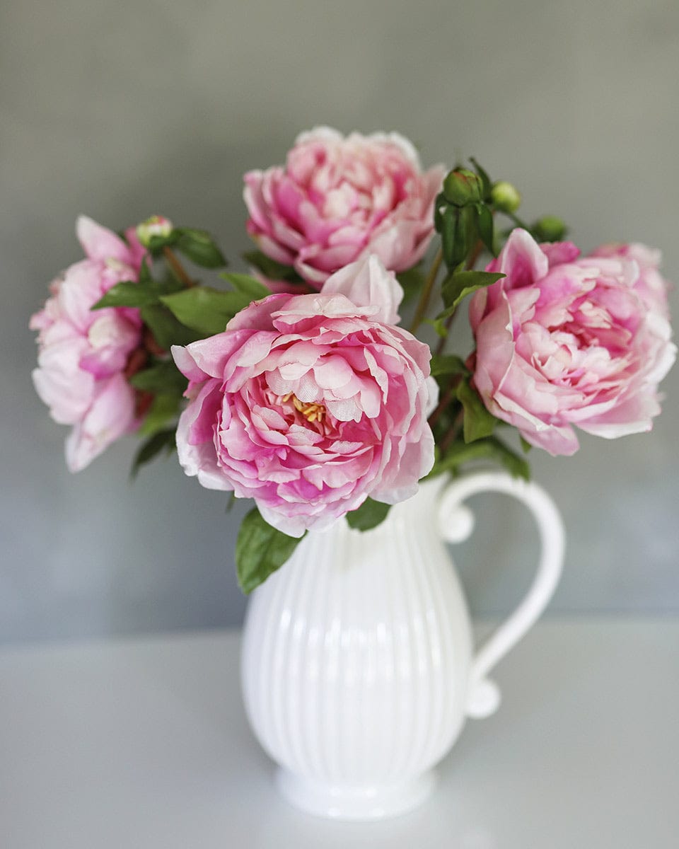 Pink Faux Peony 19.5" - 4