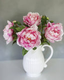 Pink Faux Peony 19.5" - 4