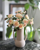 Blush Tea Rose Flowers 20" - 4