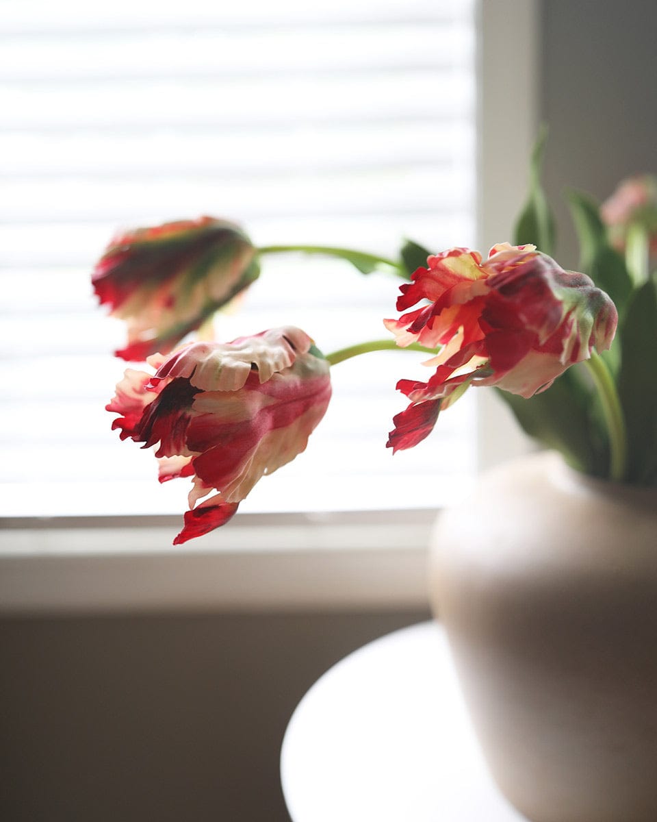 Real Touch Lemon Parrot Tulip 27" - 3
