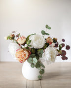White Peony 19.5" - 4