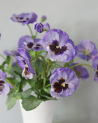 Lavender Purple Silk Pansy 21" - 4