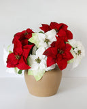 Artificial Red Poinsettia 24” - 4