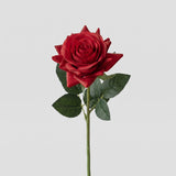 Real Touch Rose Single Stem - Red