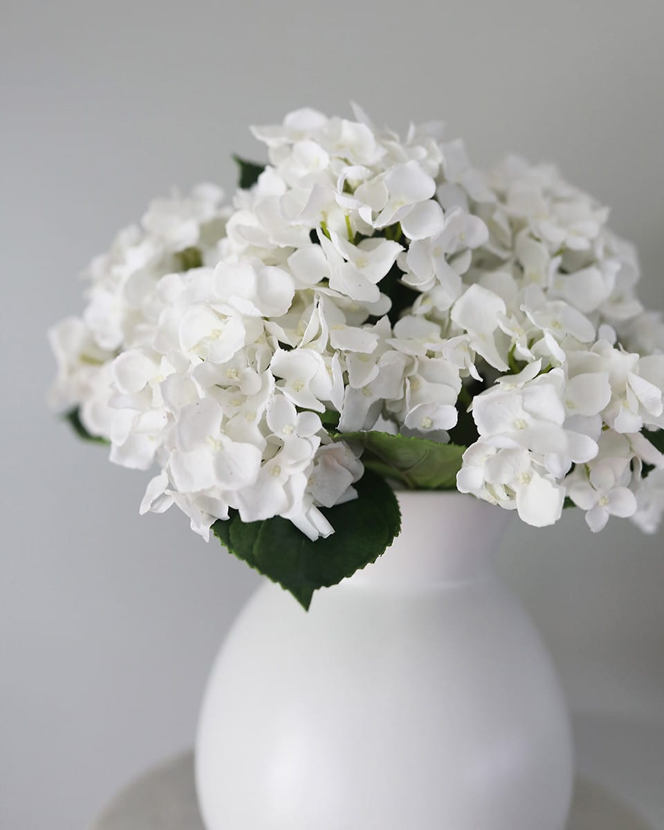 Small White Hydrangea 18" - 4