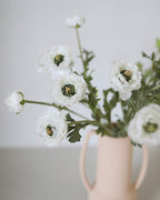 White Ranunculus 18.5" - 4