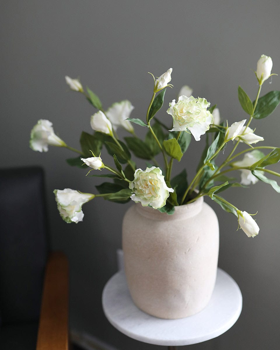 Real Touch Cream Green Lisianthus 22” - 5