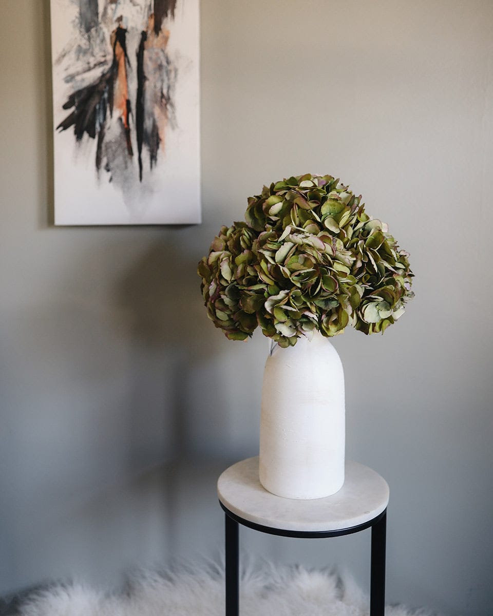 Artificial Green Hydrangea 19" - 4