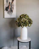 Artificial Green Hydrangea 19" - 4
