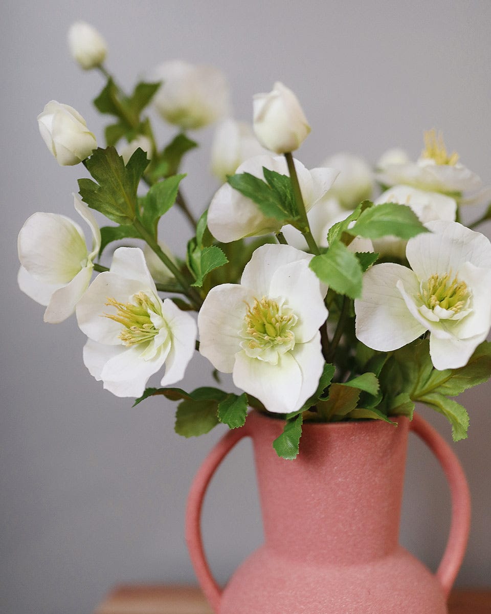 Real Touch White Hellebore 18" - 5
