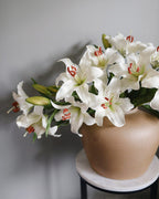 White Stargazer Lily 29" - 5