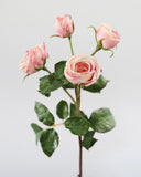Real Touch Pink Rose 23" - 5