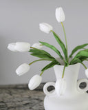 Real Touch White Tulip Bundle 15" - 5