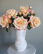 Real Touch Prestige Peach Rose 22" - 5
