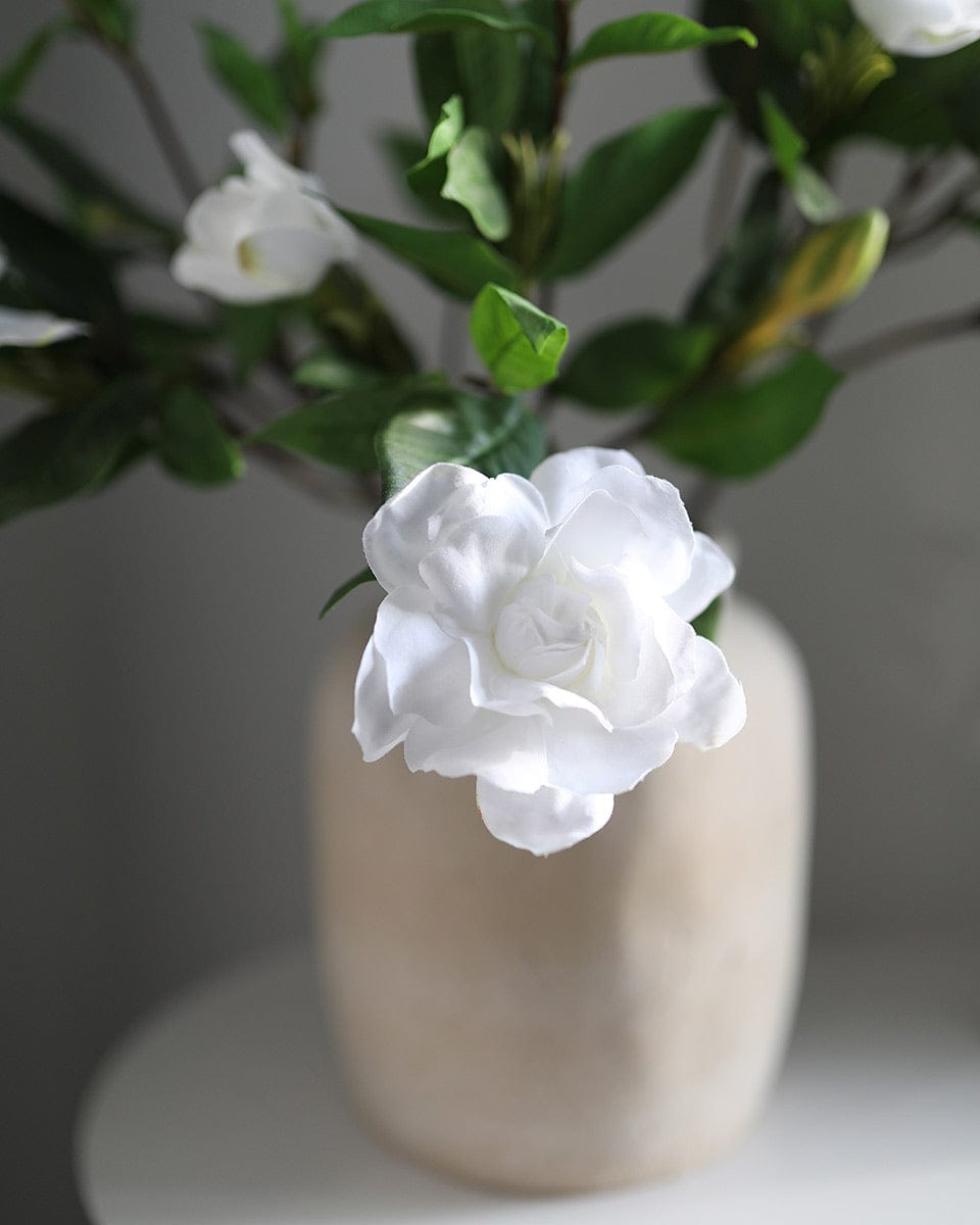 White Faux Gardenia 26” - 5