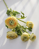Real Touch Yellow Ranunculus 22” - 5