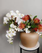 White Flowering Phalaenopsis Orchid 34" - 6