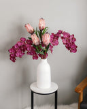 Deep Magenta Phalaenopsis Orchid 34" - 6