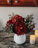 Real Touch Red Hydrangea 18” - 6