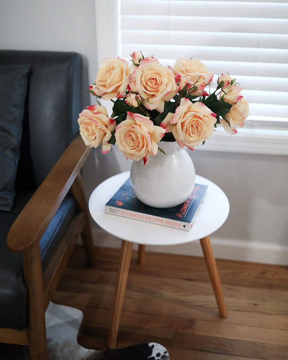 Real Touch Prestige Peach Rose 22" - 6