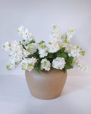 Artificial White Lilac 22.5" - 6