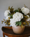 Real Touch White Hydrangea 18” - 7