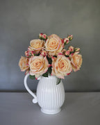 Real Touch Prestige Peach Rose 22" - 7