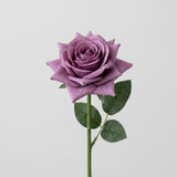 Real Touch Rose Single Stem - Purple