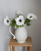 Real Touch White Anemone 17.5” - 7