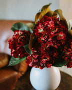 Real Touch Red Hydrangea 18” - 7