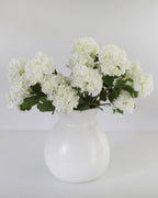White Faux Snowball 21.5" - 7