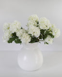 White Faux Snowball 21.5" - 7