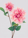 Real Touch Dahlia Stem | Light Pink Faux Dahlia 22" - Light Pink