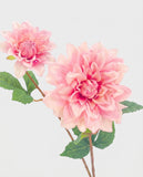 Real Touch Dahlia Stem | Light Pink Faux Dahlia 22" - Light Pink (extra)