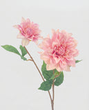 Real Touch Dahlia Stem | Light Pink Faux Dahlia 22" - Light Pink (extra)